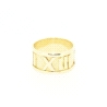 ANILLO CON RELIEVE EN ORO DE 18KT