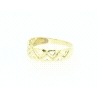 ANILLO EN ORO DE 18KT CON CORAZONES