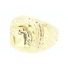 ANILLO DE HERRADURA EN ORO MACIZO