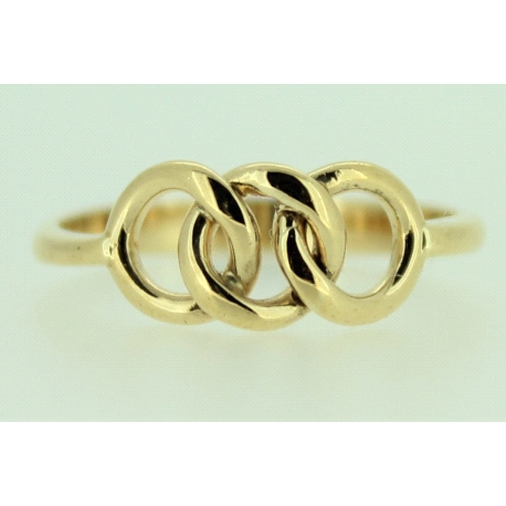 ANILLO MODELO BARBADA EN ORO DE 18KT