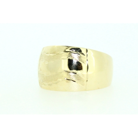 ANILLO EN ORO DE 18KT BRILLO-MATE