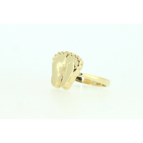 ANILLO PIES EN ORO DE 18KT