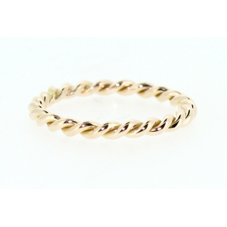 ANILLO EN ORO DE 18KT TRENZADO