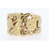 ANILLO EN ORO DE 18KT CON RELIEVES