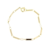 PULSERA EN ORO CON PERLAS