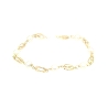 PULSERA EN ORO CON PERLAS