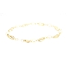 PULSERA EN ORO CON PERLAS