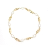 PULSERA EN ORO CON PERLAS