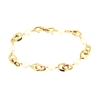 PULSERA EN ORO CON PERLAS