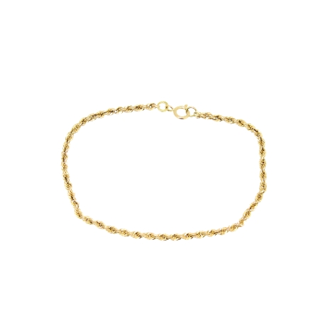 PULSERA CORDON EN ORO DE 18 KT