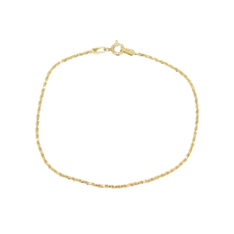 PULSERA CORDON EN ORO 18K CON CIERRE REASA