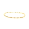 PULSERA CORDON EN ORO 18K CON CIERRE MOSQUETON