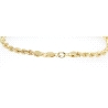 PULSERA CORDON EN ORO 18K CON CIERRE MOSQUETON