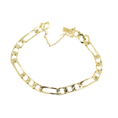 PULSERA BILBAO BARBADA  EN ORO DE 18 KT