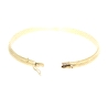 PULSERA RIGIDA CON ESPIGAS EN ORO DE 18 KT