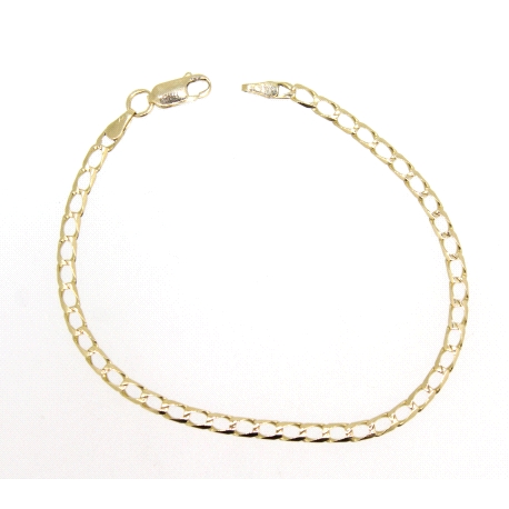 PULSERA BARBADA EN ORO DE 18 KT