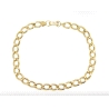 PULSERA BARBADA EN ORO DE 18 KT