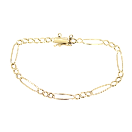 PULSERA BILBAO BARBADA EN ORO DE 18 KT