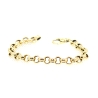 PULSERA ESLABON REDONDO EN ORO DE 18 KT