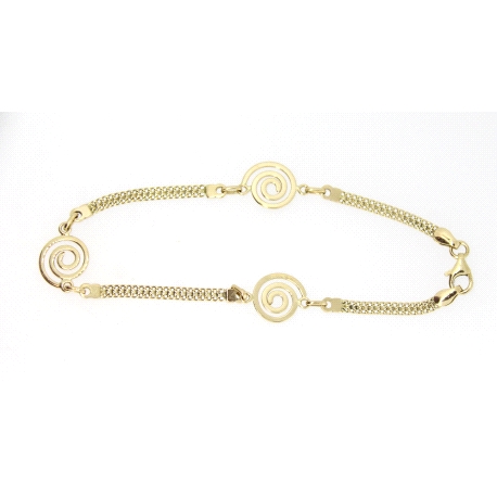 PULSERA DE DISEÑO EN ORO DE 18 KT