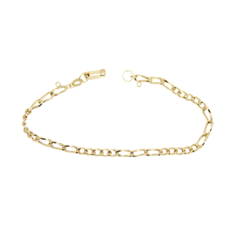 PULSERA BILBAO - BARBADA EN ORO 18K CON CIERRE PATO