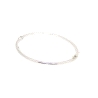 PULSERA RIGIDA EN ORO BLANCO 18K CON CIERRE MUELLE