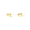 PENDIENTES  EN ORO DE 18 KT CON PERLAS