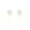 PENDIENTES EN ORO CON PERLAS Y BRILLANTES