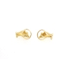 PENDIENTES EN ORO CON 0.15 CT EN  BRILLANTES