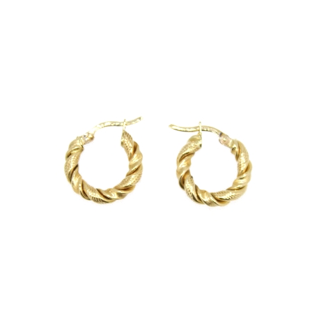 PENDIENTES ARO EN ORO DE 18 KT