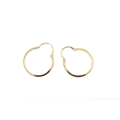 PENDIENTES ARO EN ORO DE 18 KT