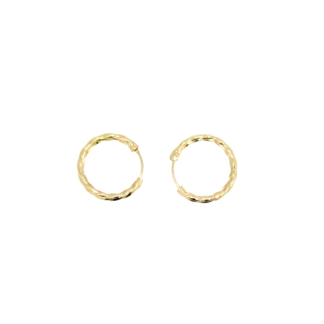 PENDIENTES ARO EN ORO DE 18 KT