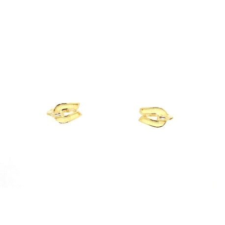 PENDIENTES MODELO HERRADURA EN ORO DE 18 KT