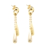 PENDIENTES EN ORO DE 18 KT