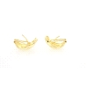 PENDIENTES MODELO TRENZA EN ORO DE 18 KT