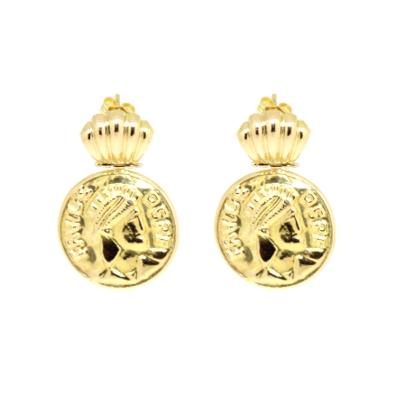 PENDIENTES EN ORO DE 18 KT