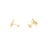 PENDIENTES MICKEY EN ORO DE 18 KT