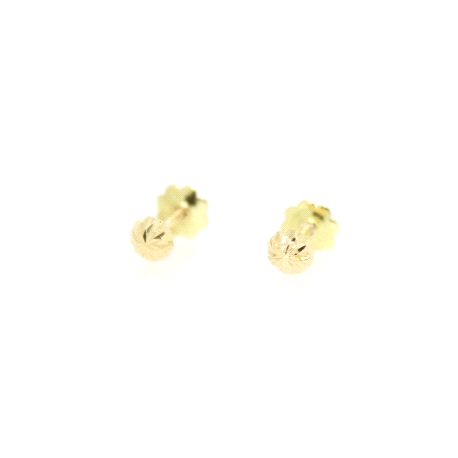 PENDIENTES DE BEBE EN ORO DE 18 KT