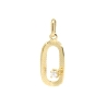 COLGANTE EN ORO CON BRILLANTE DE 0.05 CT