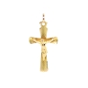 COLGANTE CRUZ CON CRISTO EN ORO DE 18 KT