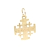 CRUZ DE JERUSALEN EN ORO DE 14 KT