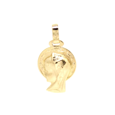 COLGANTE VIRGEN NIÑA EN ORO DE 18 KT