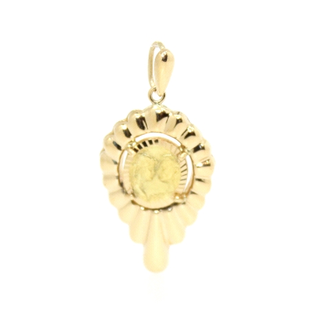 COLGANTE DEL 'AMOR' EN ORO DE 18 KT