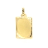 COLGANTE PARA GRABACION EN ORO MATE Y BRILLO 18K