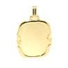 COLGANTE CHAPA PARA GRABACION EN ORO 18K