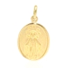 MEDALLA DE LA VIRGEN MILAGROSA EN ORO 18K