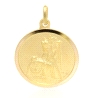 MEDALLA DE LA VIRGEN DE LAS ANGUSTIAS EN ORO 18K