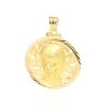 MEDALLA DE LA VIRGEN NIÑA EN ORO 18K