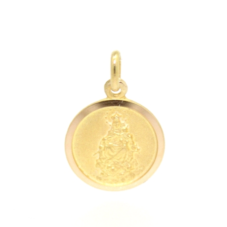 MEDALLA VIRGEN EN ORO 18K