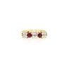 CONJUNTO EN ORO CON RUBIES Y BRILLANTES